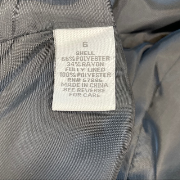 Dress Barn Open Front Rayon Blend Blazer - Black - Picture 15 of 16